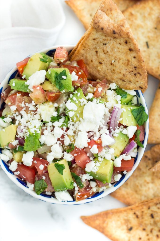 Avocado and Feta Salsa Avocado and Feta Salsa