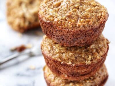 Apple Cinnamon Oat Muffins