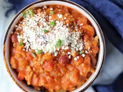 Fall-Spiced Pumpkin Chicken Chili