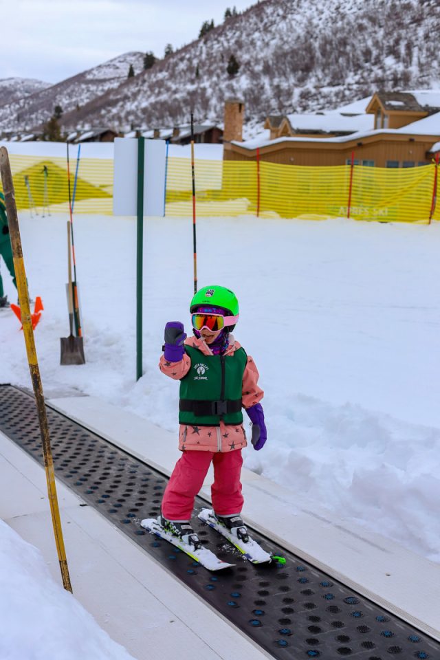 deer valley family ski trip ski school