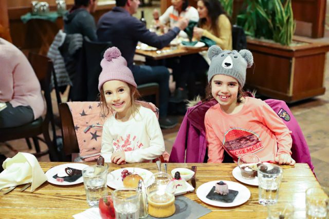 deer valley family ski trip seafood buffet