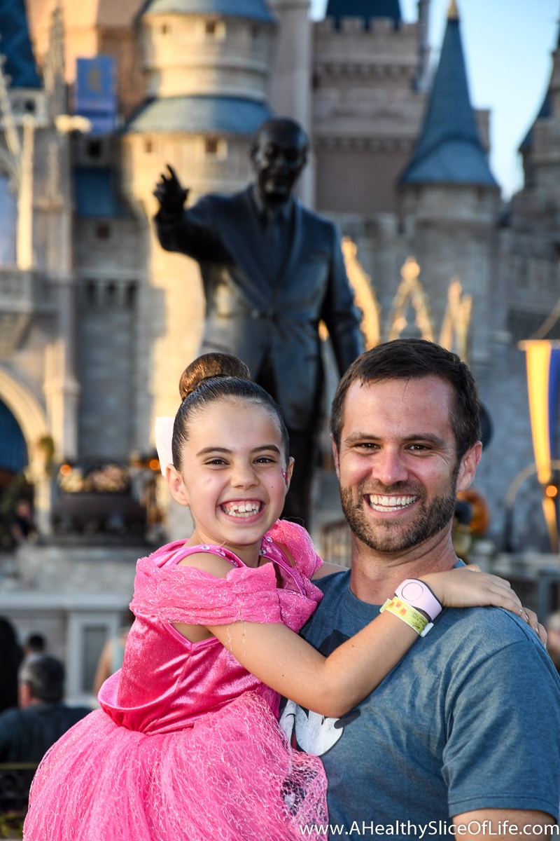 father daughter Mickey's Not So Scary Halloween Party
