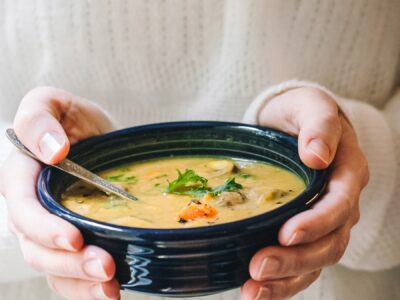 Germ-Busting Golden Soup With Beans and Vegetables