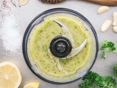 Great Day Dressing With Champagne Vinegar, Honey and Lemon