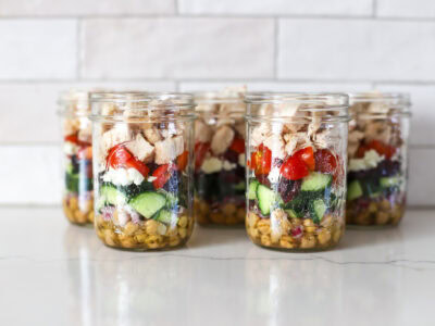Greek Salad in a Jar