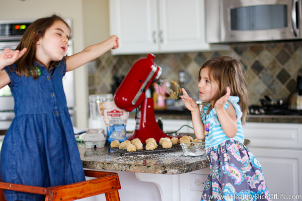 sisters in the kitchen