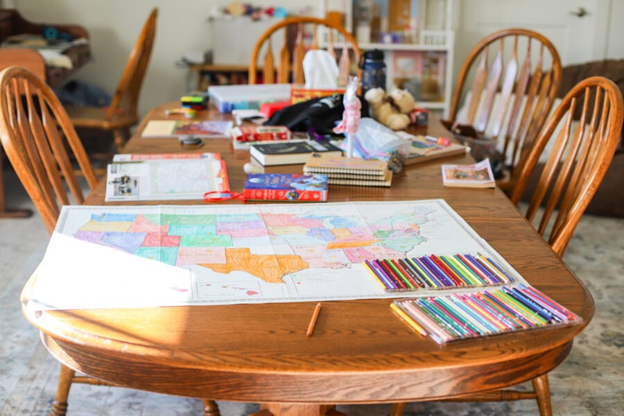 Homeschool Journal (April 2025- 7th & 5th grades)