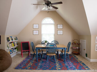 homeschool kindergarten room design