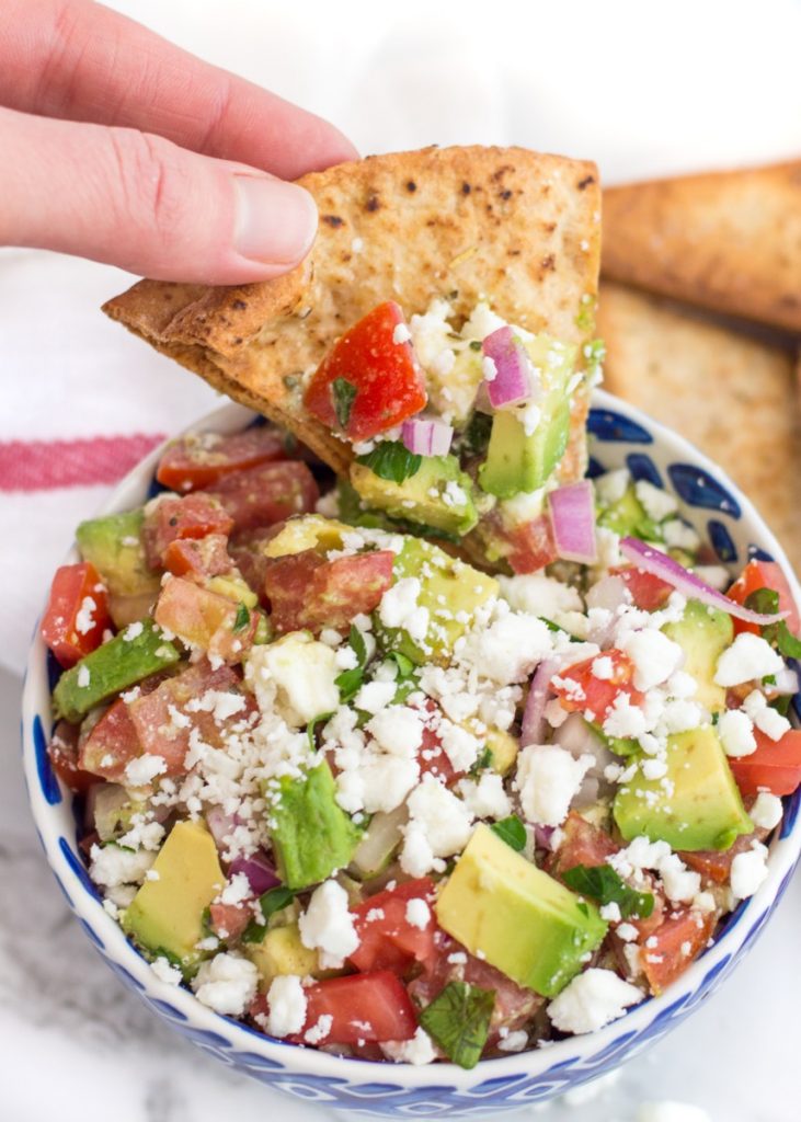 Avocado and Feta Salsa Avocado and Feta Salsa