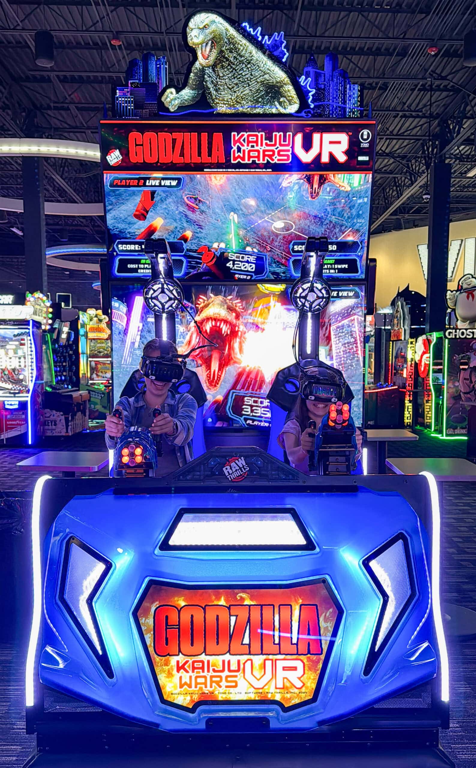 Godzilla VR game Godzilla VR game