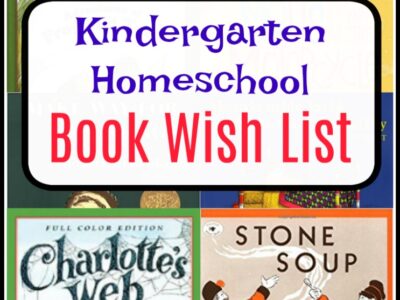 kindergarten homeschool book list