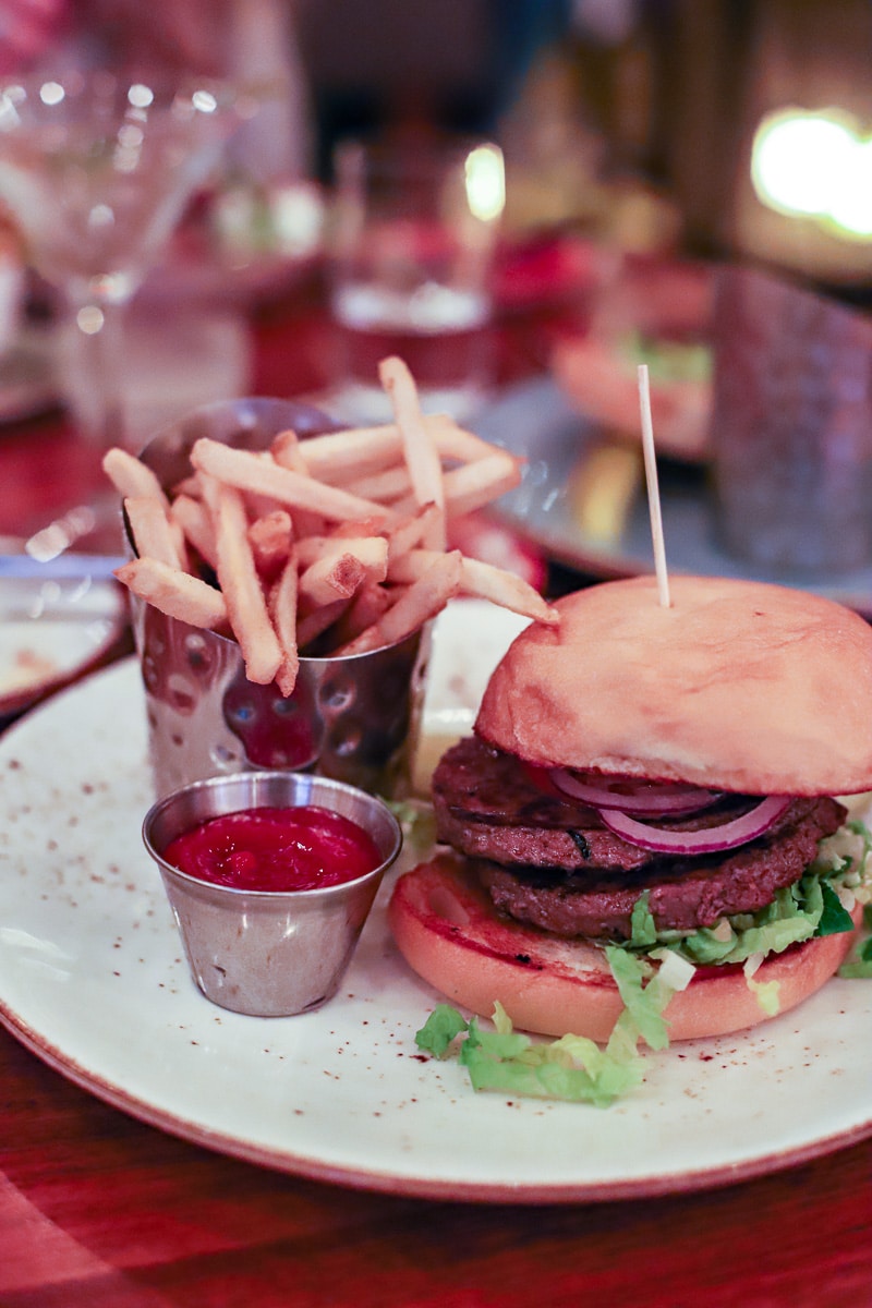 the Edicon burger omni grove park inn