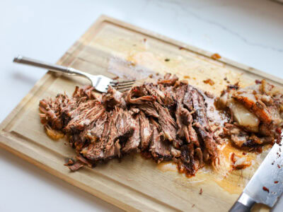 Easy Slow Cooker BBQ Beef Brisket