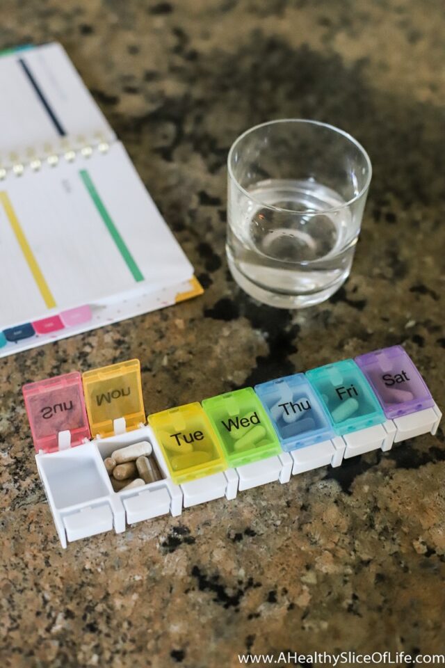 weekly pill organizer for big pills