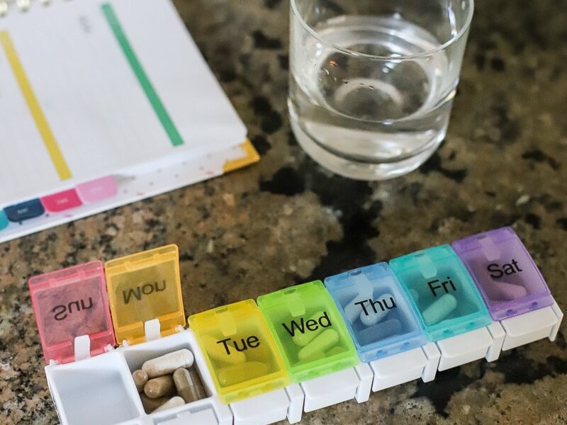 weekly pill organizer for big pills