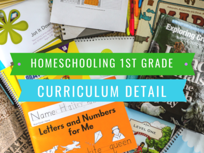First Grade Homeschool Curriculum details