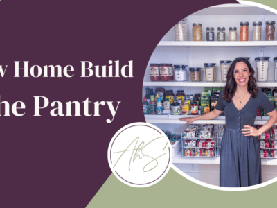 New Home Build Pantry